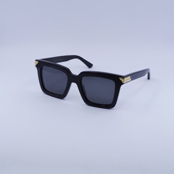 ?️ New Bottega Veneta BV1005S 001 Sunglasses - Black Frame, Grey Lenses main image 4